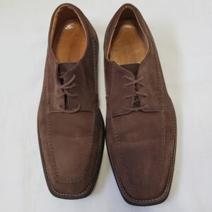 Sandro Moscoloni Brown Suede Oxfords Mens 10.5D